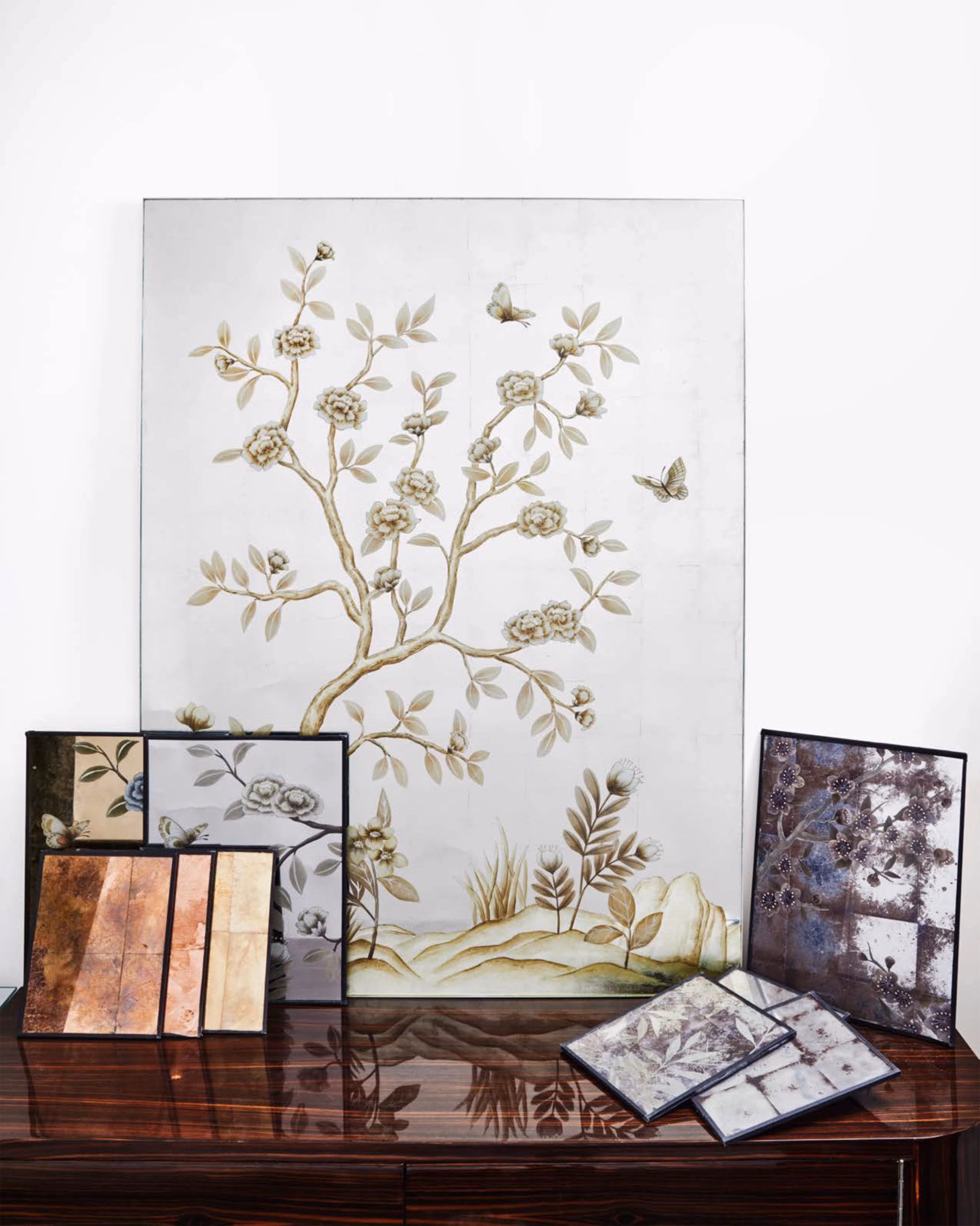 Custom Water Gilded Mirrors Gold Silver-Platinum